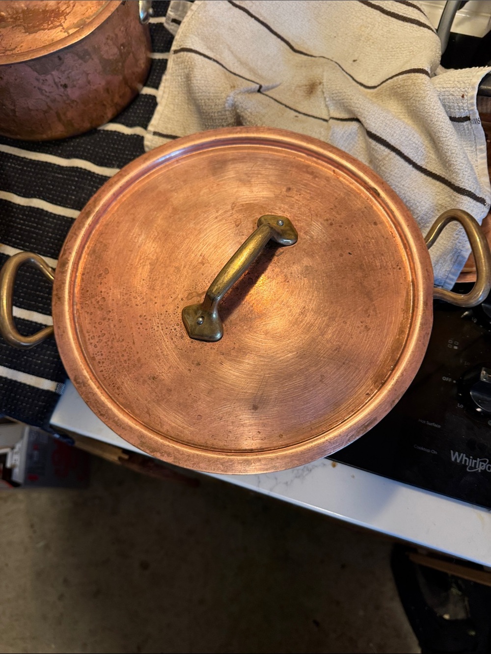 Beautiful Mauviel M150 Copper Rondeau 5 Qt
